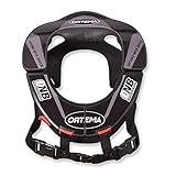 ORTEMA ONB Neck Brace (Gr.XS schwarz) Design K4 - Nackenschutz - aus Hochleistungskunststoff und mit Sicherheits-Schnellverschluss