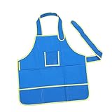 Milisten 3Stücke Malschürzen Wasserdichte Kunstkittel für Kreative Aktivitäten Leicht und Tragbar für Basteln für Jungen