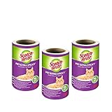 Scotch-Brite Pet Extra Sticky Tierhaar-Ersatzrollen, 48 Blatt, 3 Rollen, 144 Blatt pro Packung - Fusselrolle für Tierhaare/Hundehaare und Katzenhaare