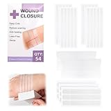 Wundverschlussstreifen 54 Streifen Wundnahtstreifen Klammerpflaster Strips Wundverschluss Streifen Sterile Hautwundverschlussstreifen