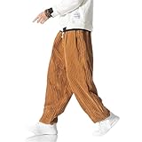 Winter Japanische männer Bund Cord Harem Hosen Casual Jogging Jogginghose Hip-Hop Straße Männlich Yellow XL