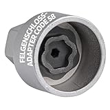 SW-Stahl 02384L-18 Felgensicherung/Felgenschloss BMW Adapter 58