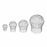 Laubfanggitter & Fallrohrgitter aus Edelstahl V4A – Größe 75mm – Dachrinnenschutz für Regenrohr & Fallrohr – Rostfrei, wetterfest, langlebig – Schutz vor Laub & Verstopfung – Einfache Montage