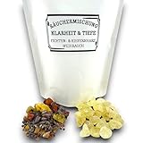 Räuchermischung Kraft & KLARHEIT | Fichten und Kiefern Baumharz & Weihrauch & Myrrhe | 100% naturrein Räucherwerk Räucherharz Incense | Hohe Qualität aus Österreich