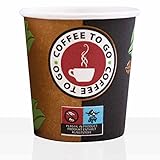 Unbekannt Coffee to go Espresso Becher aus Hartpapier 0,1l, 1000Stk, Pappbecher, Kaffeebecher to go