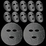 Ptwola 200 Stück Einweg Gesichtsmaske Kunststoff Ultradünne DIY Kosmetik Gesichtspflege Maske Gesichtspapier Feuchtigkeitsspeicherung Hautpflege