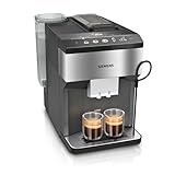 Siemens Kaffeevollautomat EQ500 classic TP516DX3, App-Steuerung, viele Kaffeespezialitäten, Milchaufschäumer, Doppeltassenfunktion, automat. Dampfreinigung, 1500 W, edelstahl/klavierlack schwarz