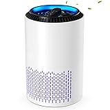 CONOPU Luftreiniger Allergiker, Air Purifier mit hocheffizientem Filter, Luftfilter mit Zeitschaltuhr, Raumluftreiniger mit Aromatherapie, für Staub Geruch