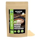 Baobab Pulver BIO 250g von Alpi Nature, gemahlenes Baobab Frucht, Baobabpulver, glutenfrei