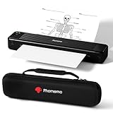 Phomemo P831 Mobiler Drucker A4 für Unterwegs, Bluetooth Thermodrucker für Kleine Unternehmen, Autos, Verträge, Reisen, Tragbare Drucker Kompatibel mit Handys und Computer, mit 1 Aufbewahrungsbox