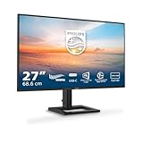 PHILIPS 27E1N1300AM - 27 Zoll Full HD Monitor, Lautsprecher (1920x1080, 100 Hz, 1x HDMI 1.4, USB-C (65W Power Delivery), USB Hub) schwarz