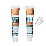 Narbenentfernungscreme, Narbencreme für alte und neue Narben, Vorab-Narbengel für chirurgische Narben, Verbrennungen, Acene, Kaiserschnitt, Dehnungsstreifen, Hautglättung fest (2Pcs)