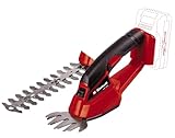 Einhell Akku-Gras- und Strauchschere GC-CG 18 Li-Solo Power X-Change (18 V, 100 mm / 200 mm Schnittlänge, wechselbares Grasschneideblatt + Strauchmesser, ohne Akku)