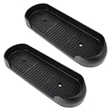 HANABASS 1 Paar Fußtrainingsgerät Zubehör für Rudergeräte Beintrainingsgerät Jersey krafttraining Fitness Rudergerät mit Pedalen Pedal für Rudergeräte für den Innenbereich Plastik Black