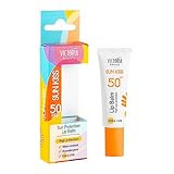 Victoria Beauty Lippenbalsam LSF 50, Sonnenschutz für Lippen, Lip Balm with SPF 50, UVA und UVB, mit hohem Breitspektrumschutz, wasserfeste Formel, 10 ml