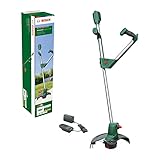 Bosch Akku-Rasentrimmer UniversalGrassCut 18V-260 (1x Akku, 18-Volt-System, Schnittdurchmesser 26 cm, verstellbare Griffe, in Kartonverpackung)