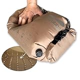 Scrubba Tragbarer Kulturbeutel – Handwaschmaschine für Hotel und Reisen – leichter und kleiner umweltfreundlicher Camping-Wäschesack zum Waschen von Kleidung überall, 16 x 6,1 x 6,1 cm