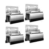 Solar-Dachmontage, 4 Stück, Anti-Shake-Stahlklemmen für Marine/Camper, problemlose Installation ohne Montagewerkzeuge, schnelle Installation, Solarregal