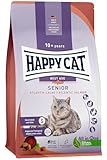 Happy Cat 70611 - Senior Atlantik Lachs - Katzen-Trockenfutter für Katzensenioren ab dem 8. Lebensjahr - 1,3 kg Inhalt