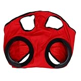 Asixxsix Pferdemaske, Sandsicher Rote Maske für Pferde Weich auf der Haut mit Atmungsaktivität Leichte Elastizitätsmaske für Renntraining, Eng Passend Bequem