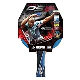 GEWO PS Blast Carbon Pro Tischtennisschläger - ITTF genehmigter Profi-Tischtennisschläger, Carbon-Schläger mit schnellem Belag GEWO Return Pro und hohen Rotationseigenschaften, konkav, 2,0mm Schwamm