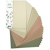 Netuno 25x Kreativ-Karton Naturfarben DIN A4 210 × 297 mm 5- farbig sortiert Fotokarton Mix buntes Blätter-Set Kartenset Tonzeichen-Karton Bastelkarton farbig Feinkarton mehrfarbig DIY-Kartenset