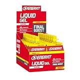 Enervit Liquid Gel Lemon – Energiegel auf Maltodextrinbasis, für High-Intensity-Training, 30 g Kohlenhydrate, Wiederverschließbar, Zitronengeschmack, Vegan, Fettfrei, Glutenfrei, 18 Packungen à 60 ml