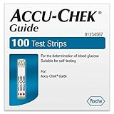 ACCU Chek Guides - 100 Streifen für Kontrolle Blutzucker - accucheck (4x25 Streifen)