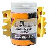 Zite Fishing Forellen-Pasten Special Editions - Trout Bait mit Käse Aroma – 60g Forellen-Teig als fängiger Forellen-Köder mit Glitterpartikeln