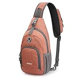 G4Free Brusttasche Schulterrucksack Sling Bags Umhängetasche Crossbody Herren Damen für Reise Wandern Radfahren Laufen Klettern