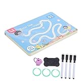 CIYODO 1 Satz Stiftkontrollkarten für Lernspielzeug zur Stiftführung Fördert Kreativität und Feinmotorik für Vorschule und Frühe Bildung Sicher und Wiederverwendbar