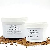 Rhassoul Pulver – Ghassoul reinigender und reinigender Ton aus Marokko, 100 % natürlich und hypoallergen – beruhigt und glättet die Haut – Maske und Pflege für Haut und Haar – 200 g