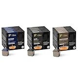 Tchibo Qbo Kräftig Premium Kaffeekapseln, 81 Stück, 3x27 Kapseln in Würfelform, verschiedene kraftvolle Kaffeesorten, aromaversiegelt, klimaneutral kompensiert, Kaffeegenuss Set zum Vorteilspreis