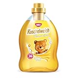 Kuschelweich Weichspüler Premium Luxus mit Moringa-Öl, Weichspüler mit besonderem Kuschelweich-Duft, Weichspüler 750 ml