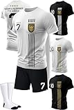 IIIII20Fo7IIIII Fussball Deutschland Trikot Em 2024 Kinder mit eigenem Namen personalisiert - Jungen National Fußball Kind Trikots - Jungs Fanartikel deutsche Nationalmannschaft XT5