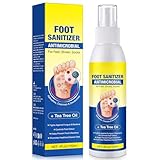 Clawrex Fußspray, 120ml Teebaumöl Fußpilz Spray, Prävention Von Fußpilz, Beseitigt Fußgeruch Für Männer und Frauen