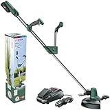 Bosch Akku Rasentrimmer UniversalGrassCut 18V-260 (1x Akku 2,0 Ah, 18 Volt System, Schnittkreisdurchmesser: 26 cm, verstellbare Handgriffe, im Karton)