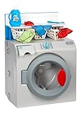 little tikes Washer Dryer - Realistic Pretend Play Appliance for Kids - Interactive Toy Washing Machine with 7 Laundry Accessories and Realistic Sounds - for Ages 2+