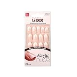 Kiss Salon Acryl Nude Französische Nägel Beige 28 Stück (1er Pack)