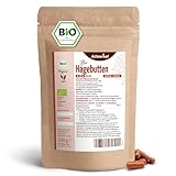 Hagebuttenkapseln Bio Nachfüllpack 400 Stück | feines Hagebuttenpulver in Kapselform | Bio-Qualität | über 66 Tagesdosen | vegane Kapselhülle | vom Achterhof