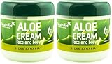 TABAIBA, aloe vera creme. gesicht Gesichtscreme und Körper Aloe Vera Tabaibaloe, frisch, 300 ml (Packung mit 2)