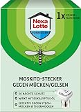 Nexa Lotte Moskito-Stecker Set, Elektro-Verdampfer gegen Stechmücken und Tigermücken, mit Zitroneneukalyptusöl, für alle Räume