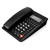 DIKACA Kabelgebundenes Büro Telefon mit Anruferanzeige Klarer Anzeige Vielseitiger Klingeltonauswahl Langlebigem Design Geeignet für Zuhause Hotel und Desktop Nutzung