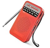 Bluetooth Duschradio mit 15 Stunden Batterielaufzeit - Wiederaufladbar, Mains Powered, ideal für den Innen- und Außeneinsatz