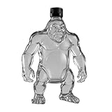 Lunaobrik Schnaps-Karaffe, 35 cl, handgeschnitzt, mit Ständer, Dekanter für Wein und Getränke, für Hausbar, Innenbereich, Vater, Geburtstag, Ruhestand, für