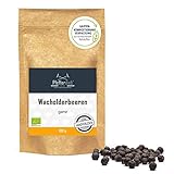 BIO Wacholderbeeren ganz aus Wildsammlung, Wacholder Premium Qualität, intensiv-blumig, handverlesen, 100g - Pfefferdieb®