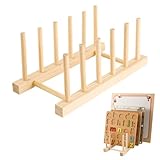 Puzzle Präsentationsständer aus Holz, Puzzle Display Ständer Puzzle Halter Holz Puzzle Regal Puzzle Aufbewahrungsregal Puzzle Rack Organizer für Kinder Erwachsene Puzzle Aufbewahrung