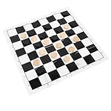Brettspiel-Set „International Checkers“ aus Holz, hochwertige Holzschachfiguren und langlebiges Schachbrett für Familienspaß, Spiele im Innen- und Außenbereich, 24 Teile, 1