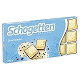 Schogetten Stracciatella 100g Schokoladentafel, praktisch einzeln portioniert. Ein Genuss. Stück für Stück.