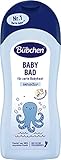Bübchen Baby Bad, 1000 ml – milder cremig-weicher Schaum für Babys, pflegendes Kinderbad zur sanften Reinigung zarter Babyhaut, ohne Silikone